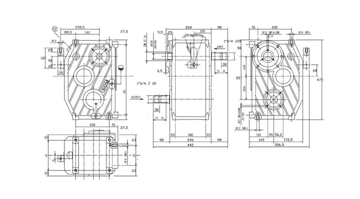 agricultural gearbox