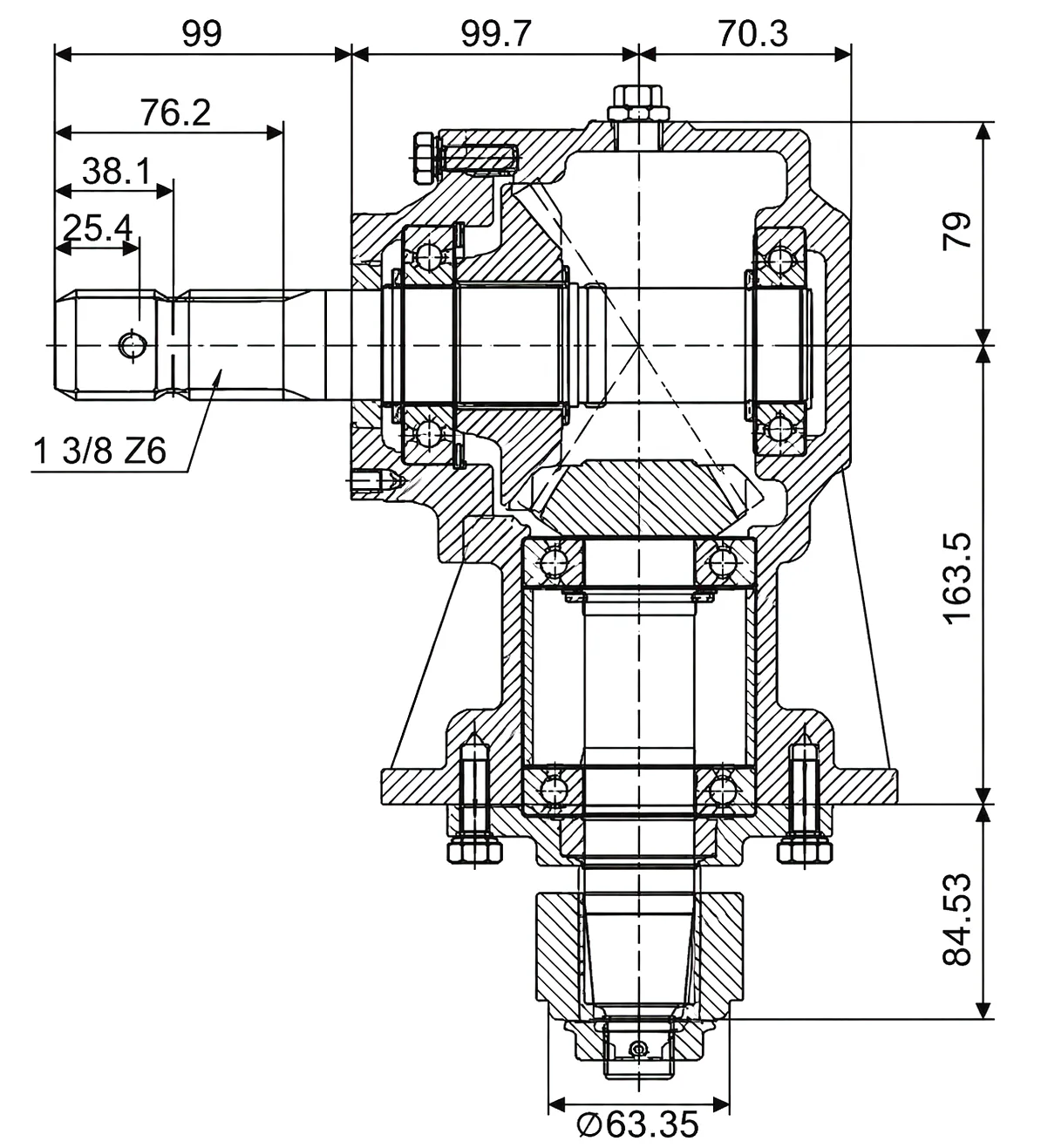 HC-RC33 Agricultural Gearbox