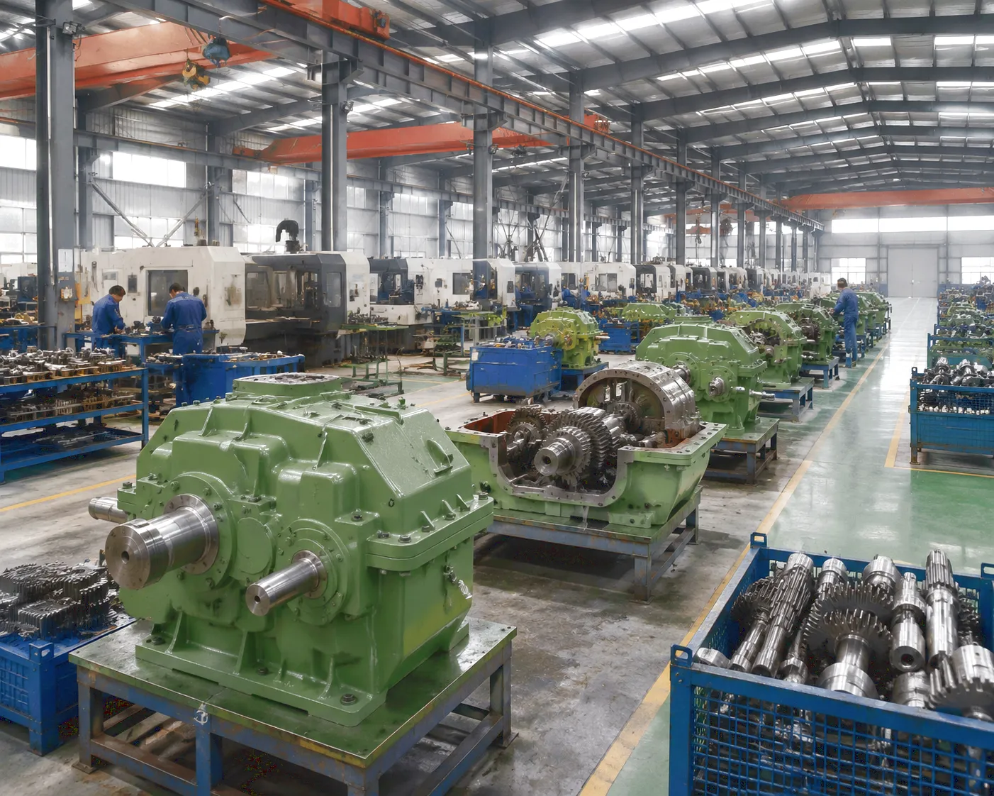 Agricultural gearbox precision machining facility